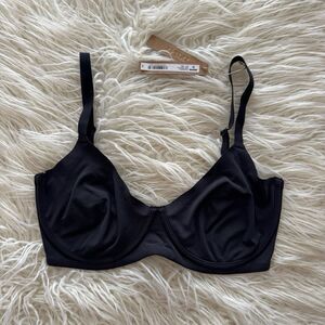 Skims Fits Everybody Unlined Demi Bra Onyx Size 34DDD